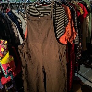 Women's Brown Jumpsuit XL